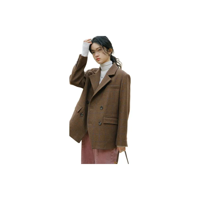 BLUEerror Business Suit Women's Vintage Brown-2