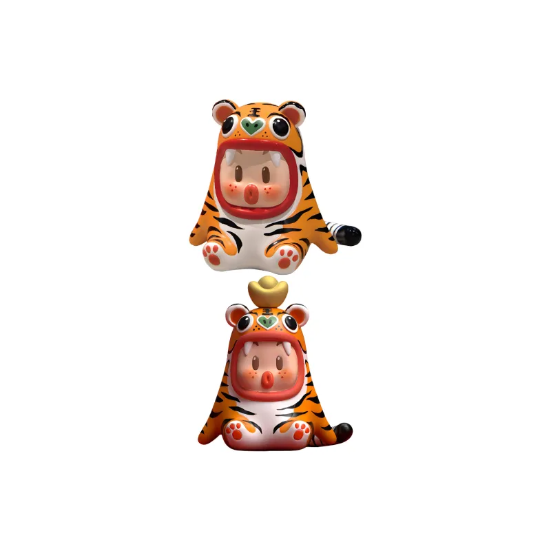 Flesh Garden Meatball Chopper Year Of The Tiger Trendy Toy Ornament Chibi Figures-2