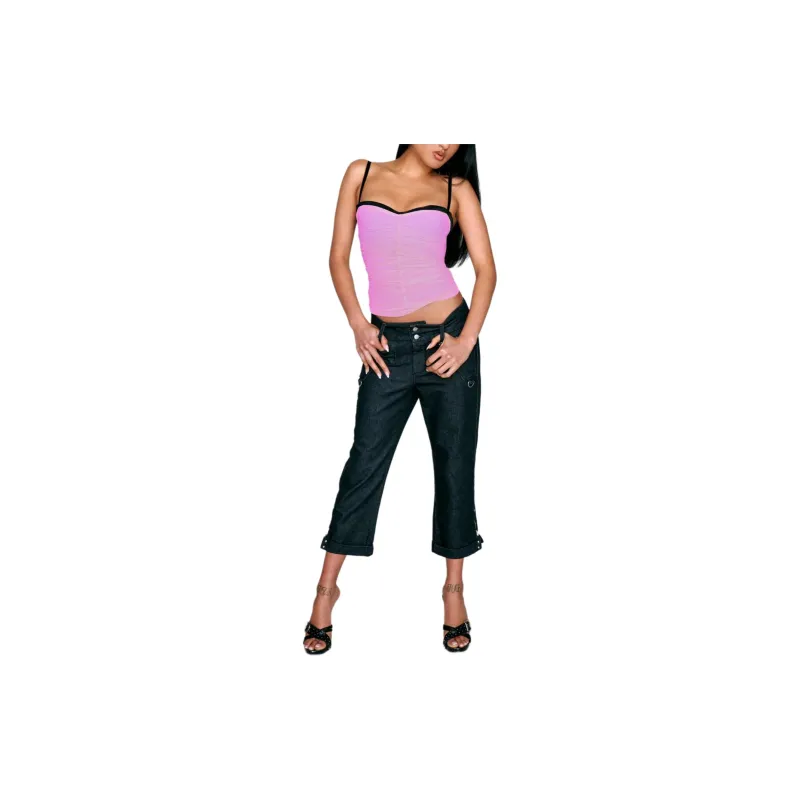 Miaou RENZO TUBE TOP Camisole Women's Purple-2