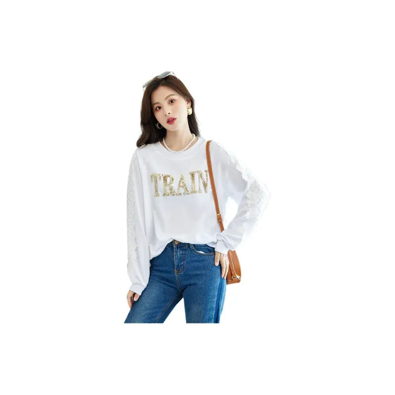 Like The Age Of Water Sweatshirt Women's White-2