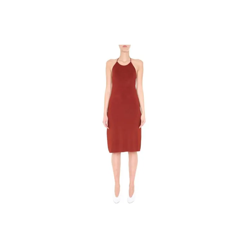 Bottega Veneta Sleeveless Dresses Women's Red-1