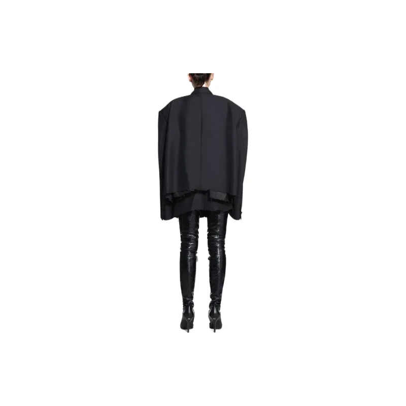 Balenciaga Cropped Blazer 'Black'-3