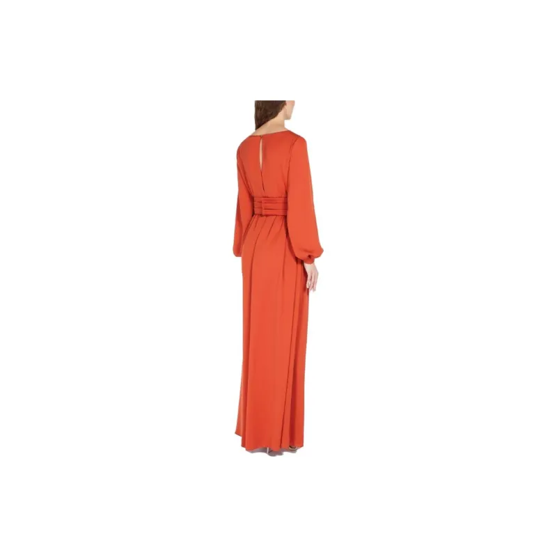 MaxMara Pleated waist Maxi Dress-2