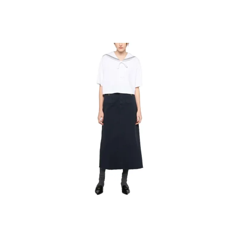 MIU MIU SS23 Crop Top Women's White-1