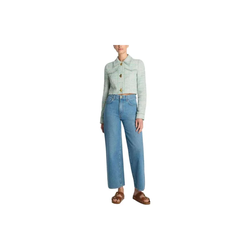 St. John Tweed Cropped Jacket-1