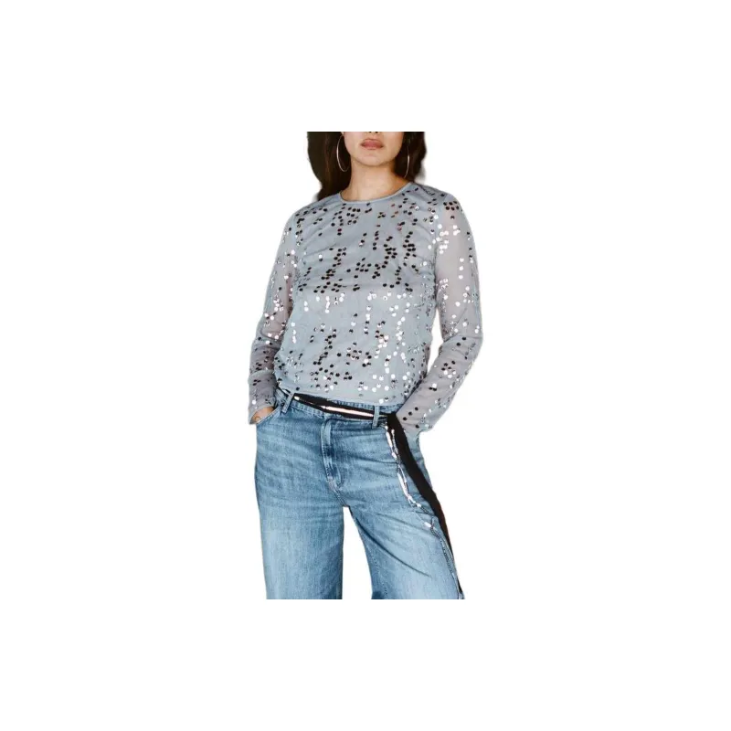 ZARA Regular T Shirt Women's Gray-2