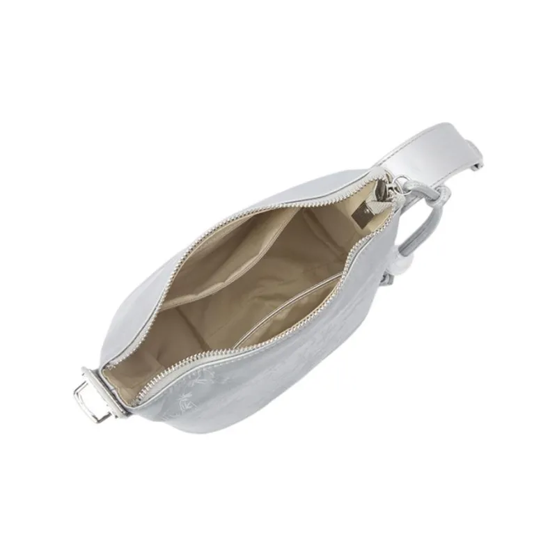 SEM/R PU One Shoulder Handbags Regular Women's Ecru/Smoke Gray Silver-5