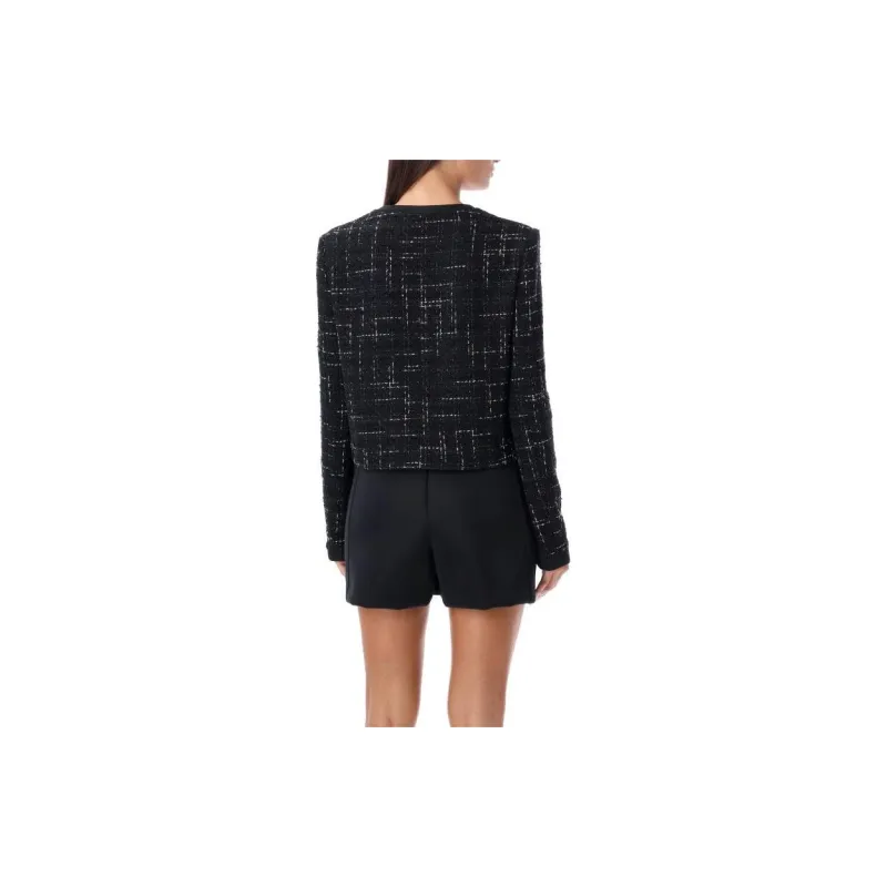 MSGM Button up Tweed Jumpsuit-3
