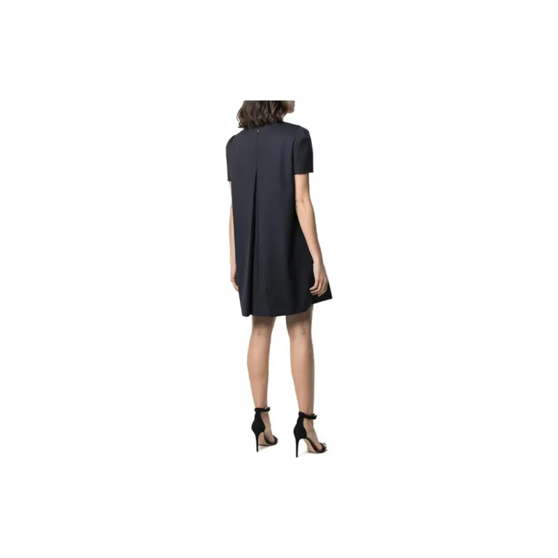 Alexander McQueen Short Sleeved Dresses Women's Black-2