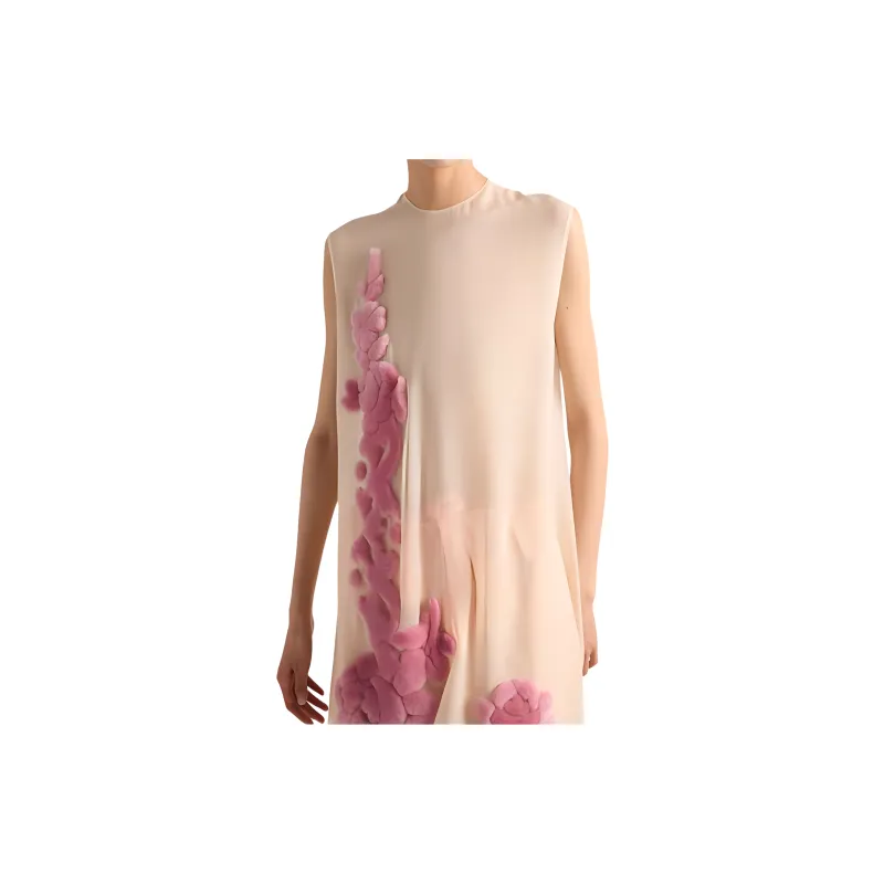 PRADA Georgette Midi Dress-3