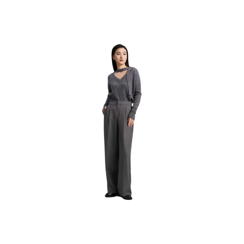 Blood Glitter Cashmere Sweater Women's Dark Gray-3