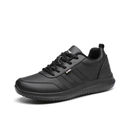 RED DRAGONFLY Men's Athletic Shoes Lightweight Low Top Comfortable Dad Shoes Travel Shoes Jogging Shoes Men's Black