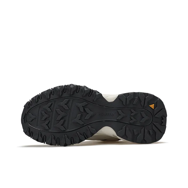 HUMTTO Cushioning Anti Slip And Wear Resistant Low Top Trekking Shoes Women's Beige Dark Gray-3