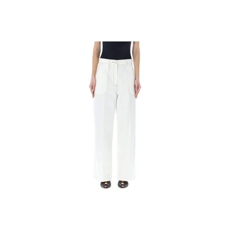 GUCCI High Waisted Trousers-3