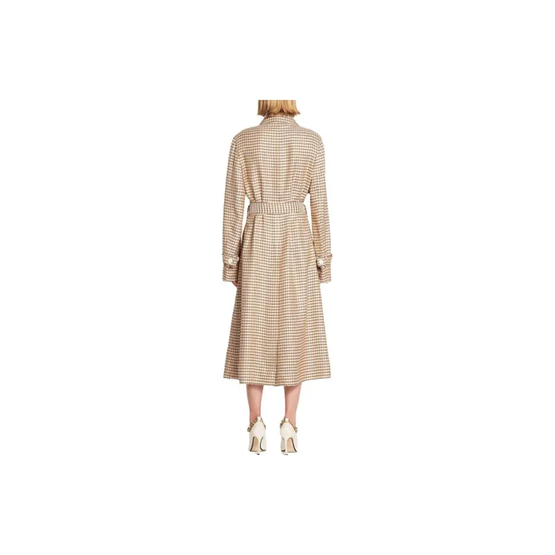 Lanvin Checkered Trench Coat-2
