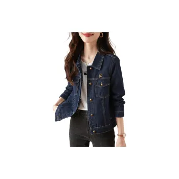 Mo Han Yi Mei Denim Jacket Women's Blue
