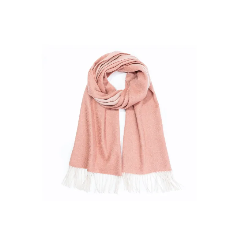 Shanghai Story 100% Cashmere Knit Scarves Women's Coffee Red Gift Box Set-21