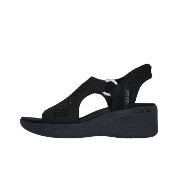 Martha Stewart x Skechers Slip Ins Beach Sandals Women's Black