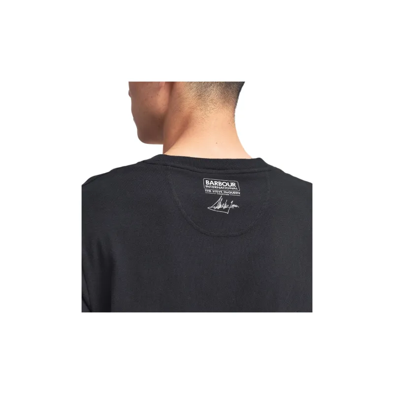BARBOUR SS24 T Shirt Men's Black-5