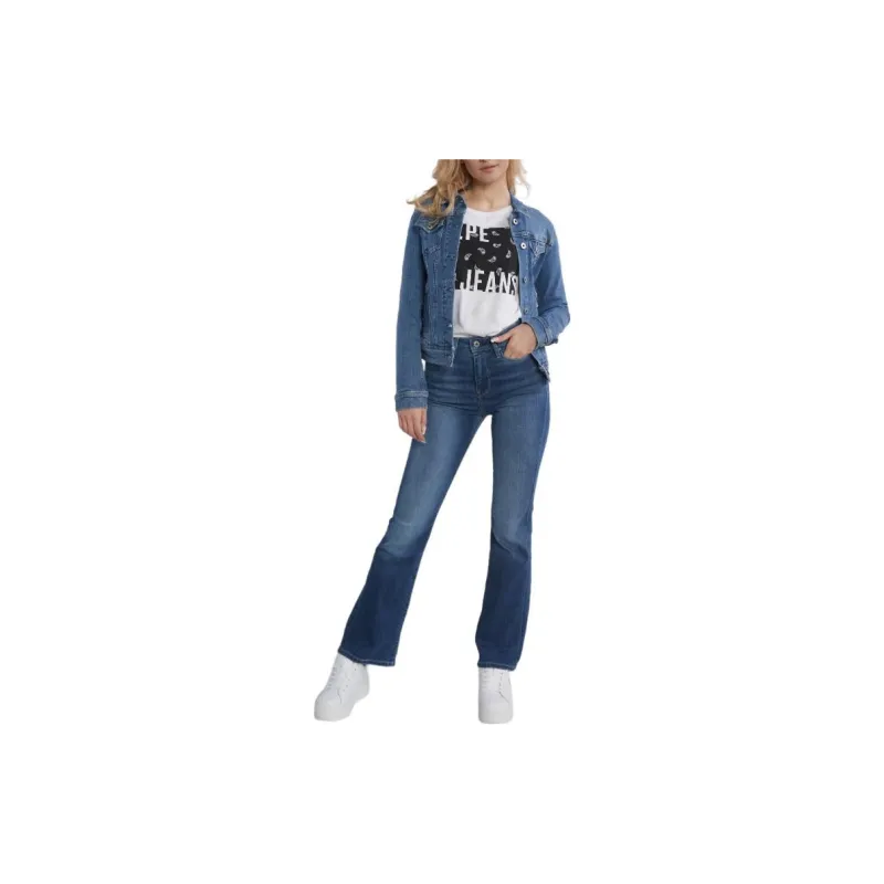 Pepe Jeans Denim Jacket Women's Blue-3
