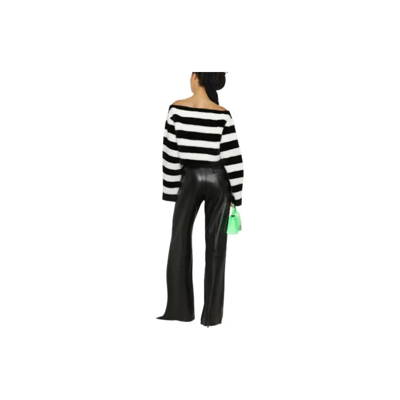 BALMAIN Boat neck Striped Jumper-2