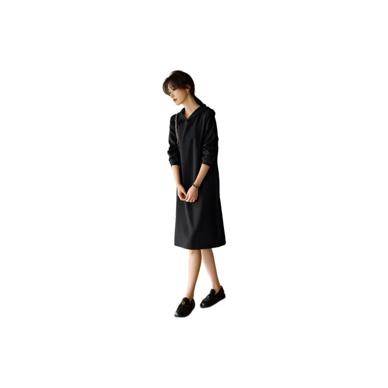 Mo Han Yi Mei Long Sleeved Dresses Women's-1
