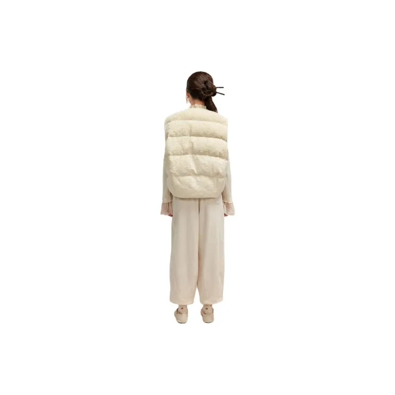ZIHAN Casual Pants Women's Creamy White-0