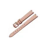 Pink Plain Weave-Rose Gold Pin Buckle