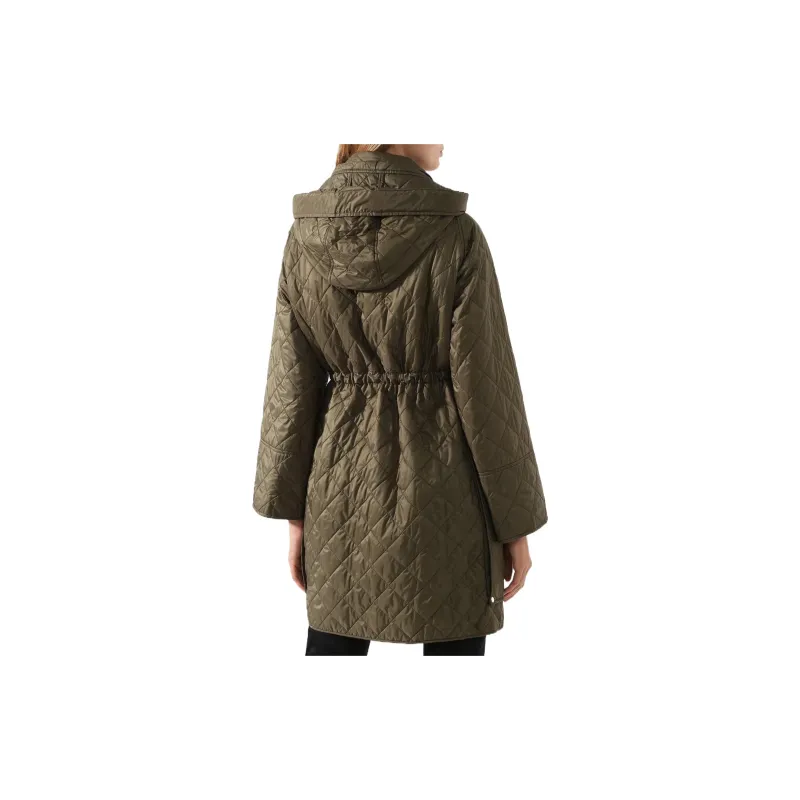 Burberry Puffer Jackets Women's Olive-3