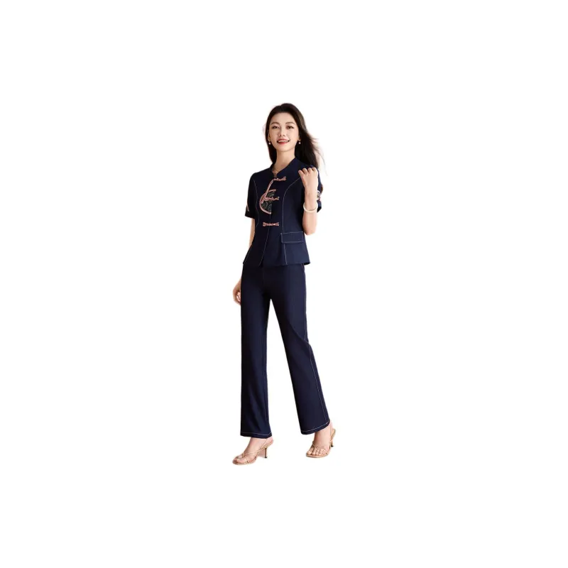 Mylan Casual Suit Women's Denim Blue-1