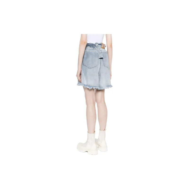 NATASHA ZINKO Drawstring Denim Shorts-2