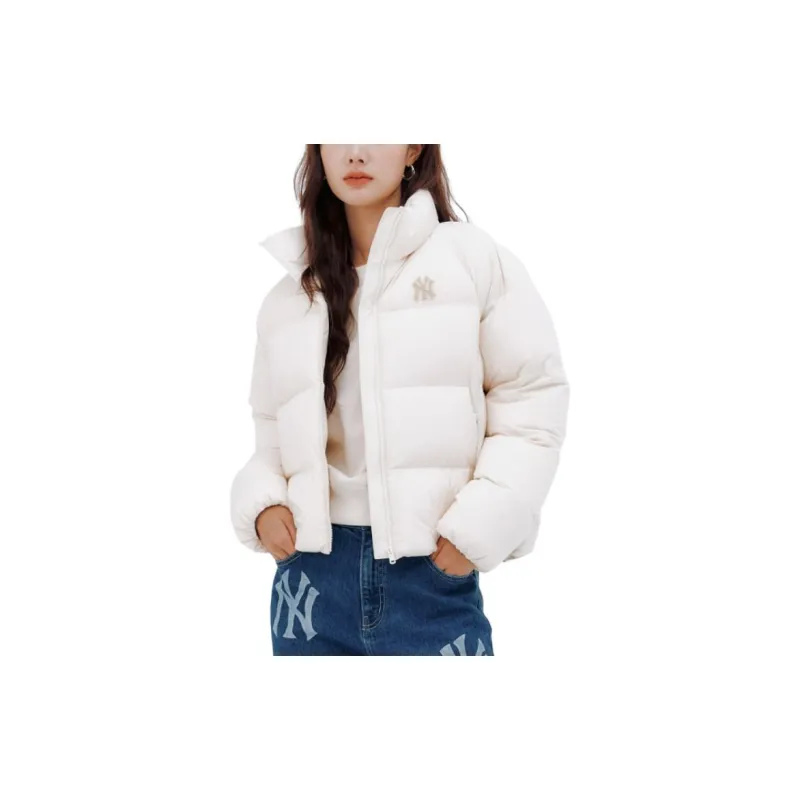 MLB Base Logo Jackets Women's White-2