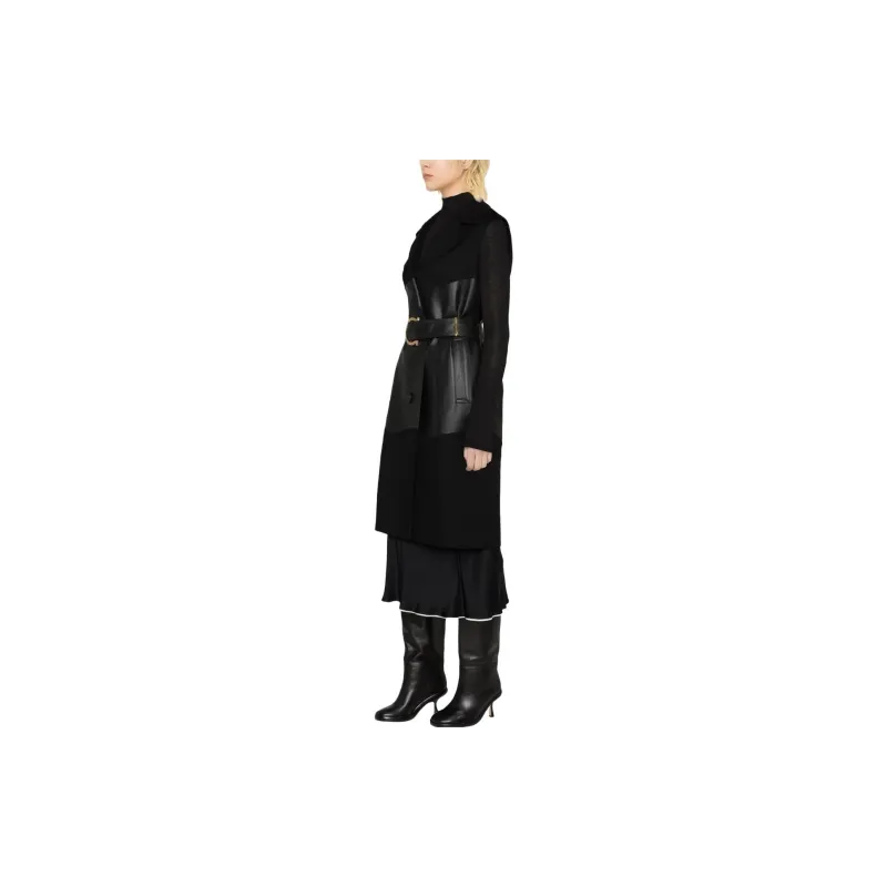 Ferragamo Velvet Jackets Women's Black-1