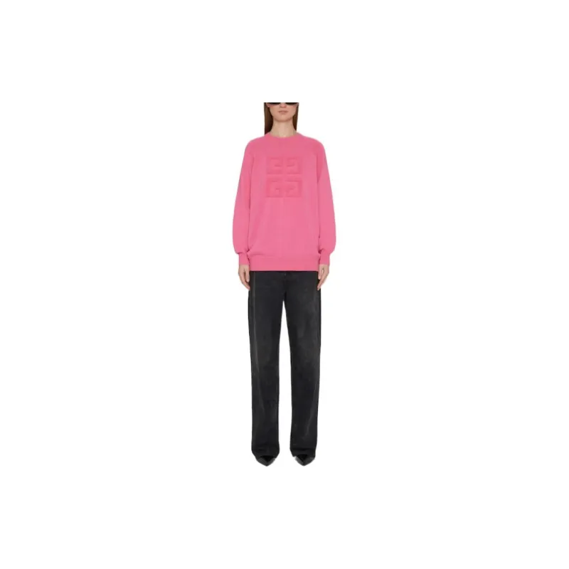 Givenchy Cashmere Sweaters Women's Bright Pink-1