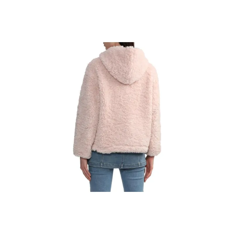 A BATHING APE Sherpa Hoodie Jacket Pink-9
