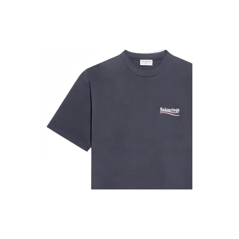 Balenciaga T Shirt 'Dark Grey/White'-4