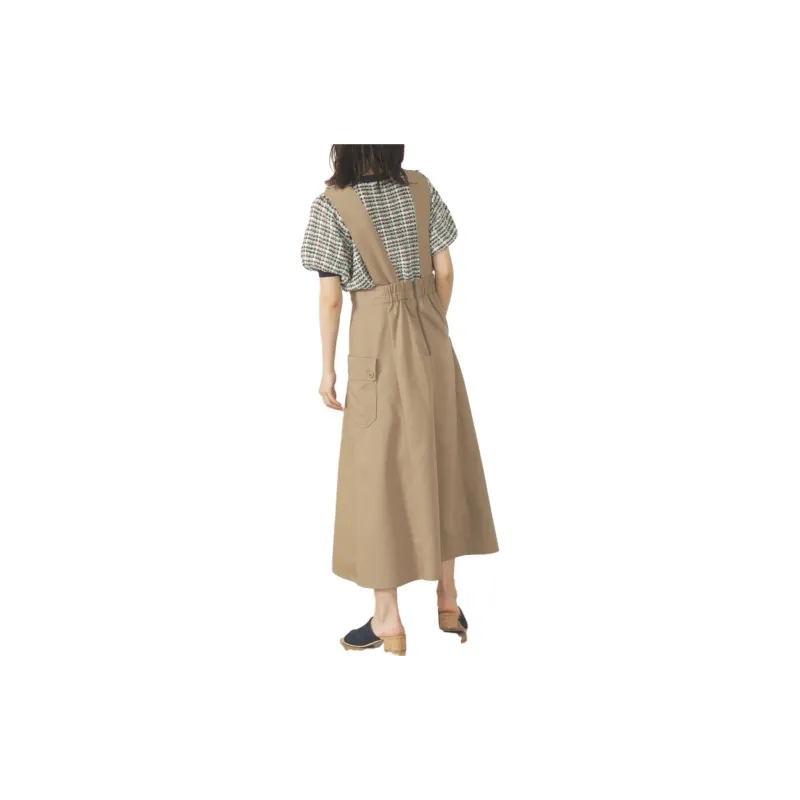 Beams Slip Dresses Women's Light Umber-2