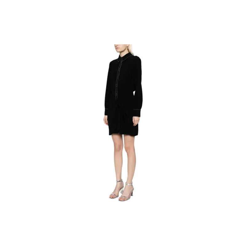 Cinq A Sept Gabby Tied waist Shirtdress-3