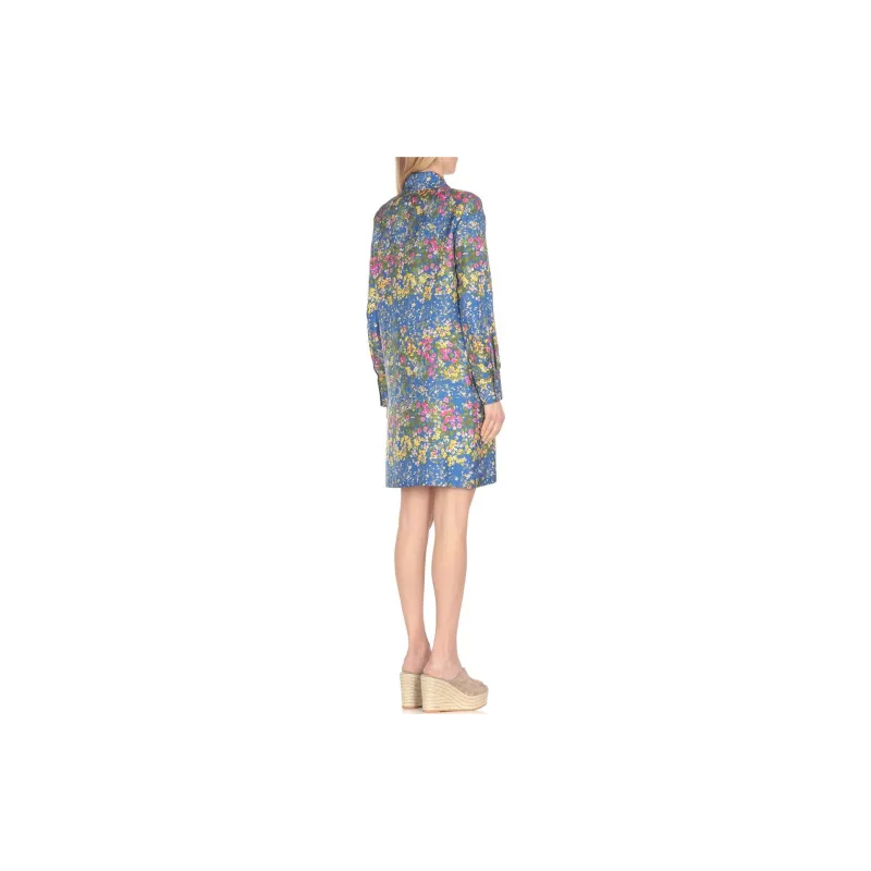 MaxMara Floral Patterned Long Sleeved Dress-3