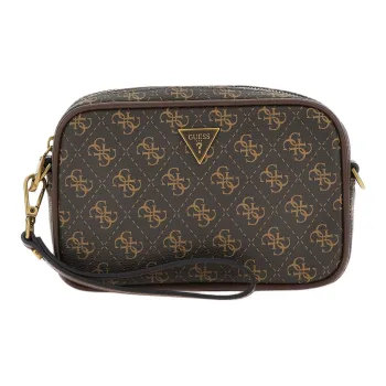 GUESS Polyurethane Shoulder Bag Crossbody Bag Mini Men's Brown