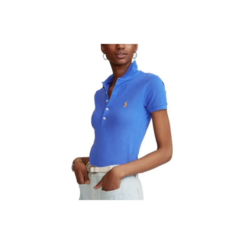 Polo Ralph Lauren Julie Logo embroidered Polo Shirt-3