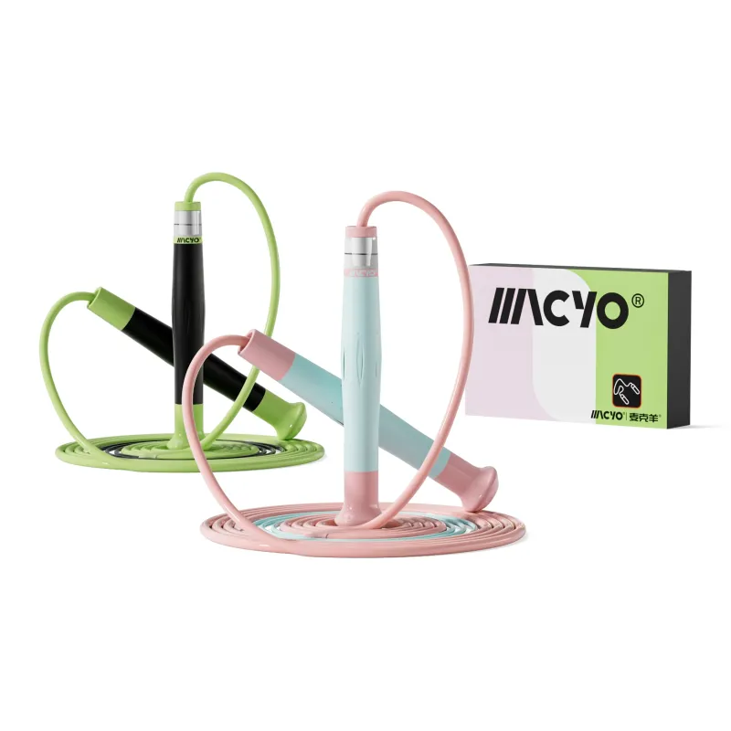 MACYO Fitness Training Non Countable Jump Ropes Students PVC Rubberized Cord PP+Silicone Controller-10