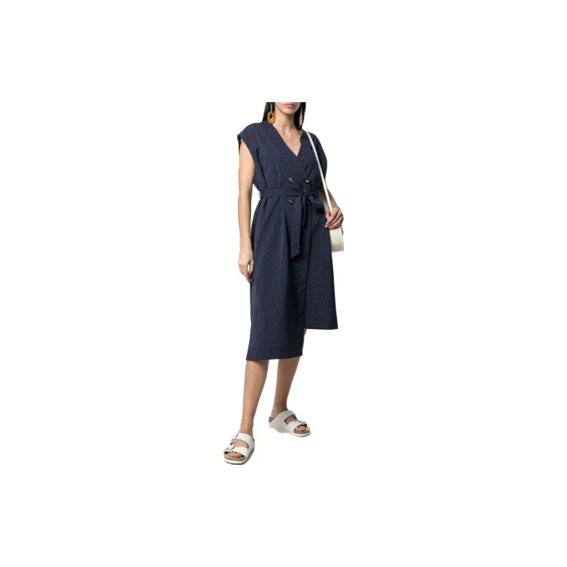 BAUM UND PFERDGARTEN Short Sleeved Dresses Women's Blue-3