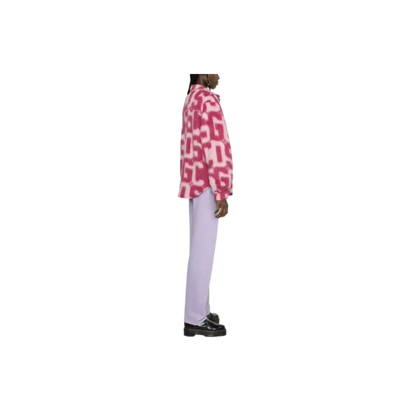GCDS Velvet Jackets Women's Pink-3