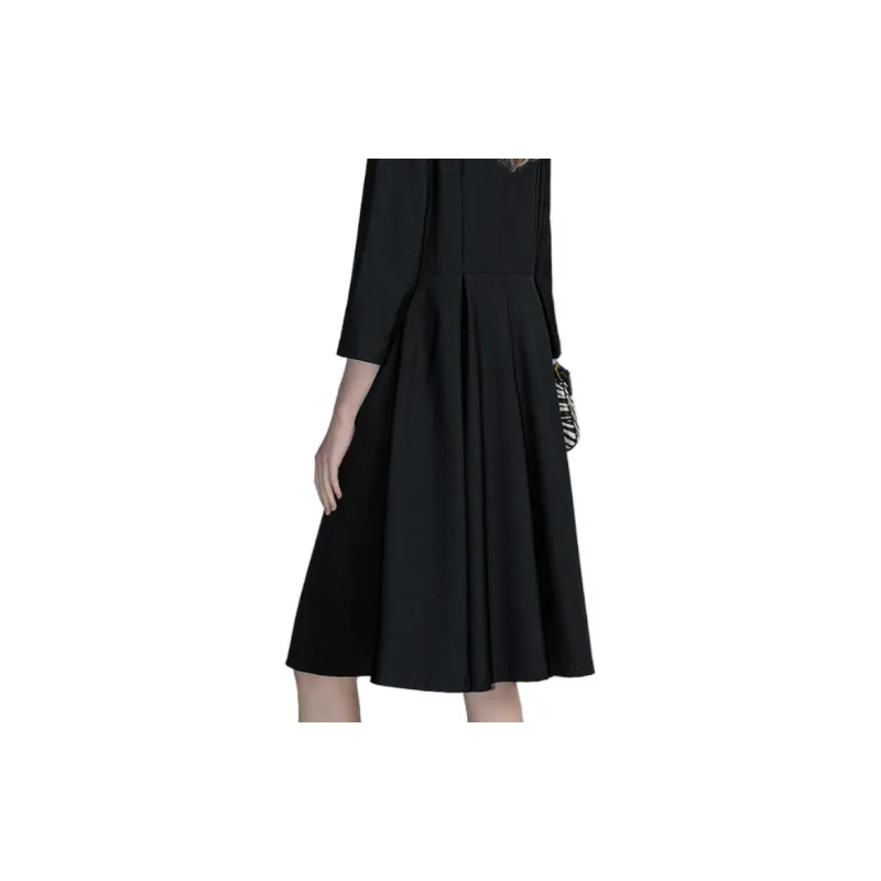 Dme Long Sleeved Dresses Women's Black-2