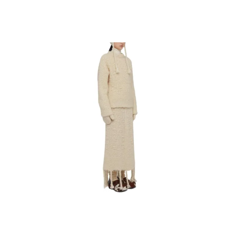 JIL SANDER Mock Neck Jumper-2