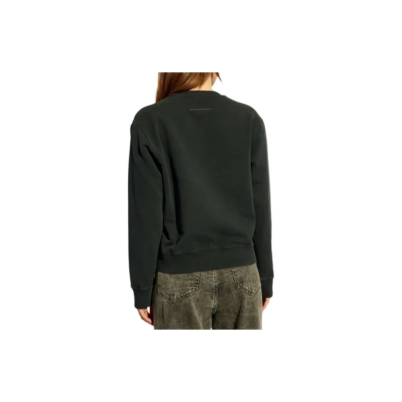 MM6 Maison Margiela Logo Printed Crewneck Sweatshirt-3