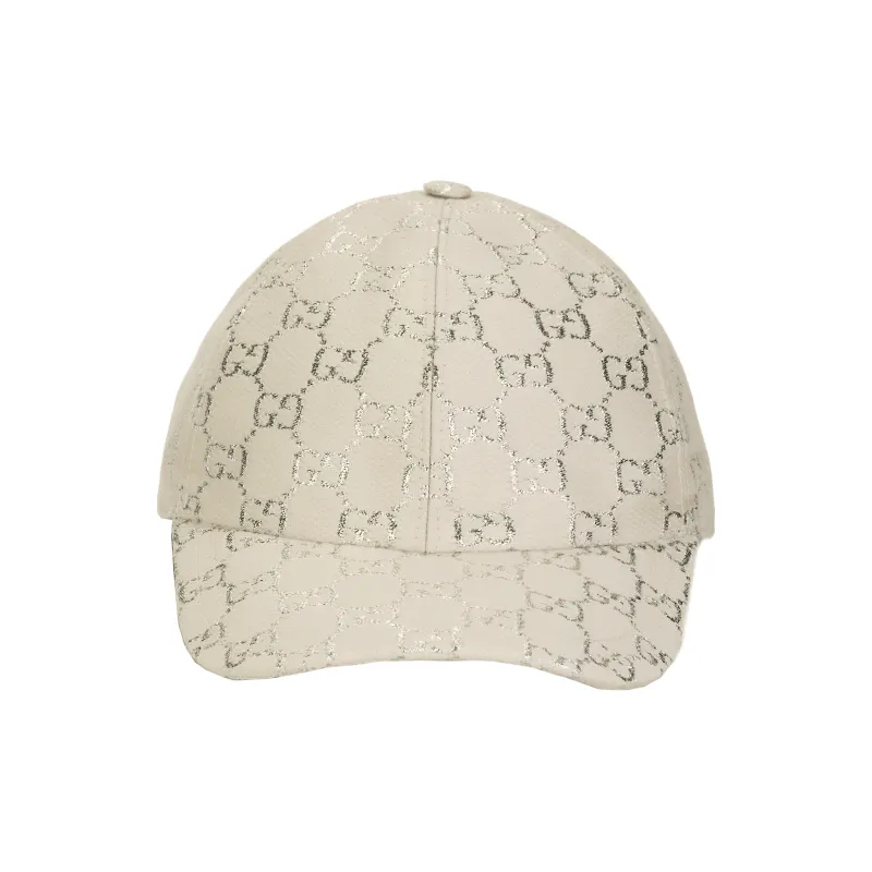 GUCCI Gg Lame Baseball Hat-1