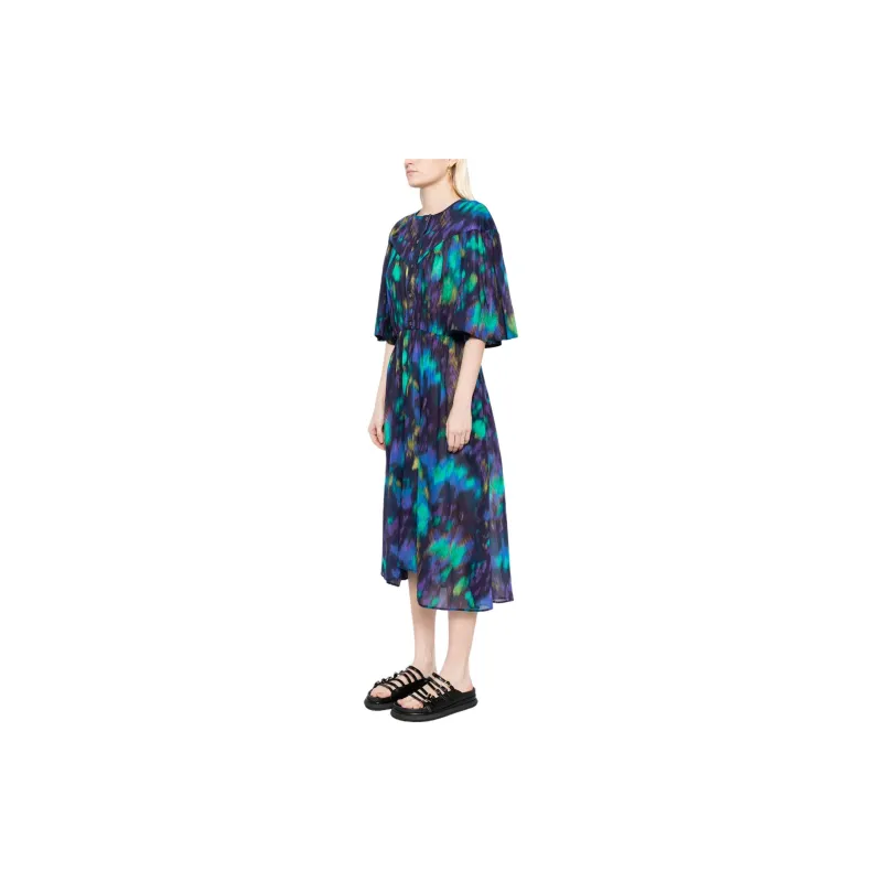 ISABEL MARANT ETOILE Maggy Printed Midi Dress-3