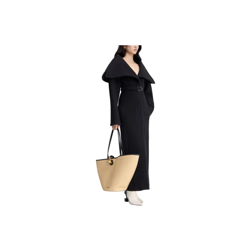 Jacquemus Le Manteau Caruso Draped-Collar Coat-3